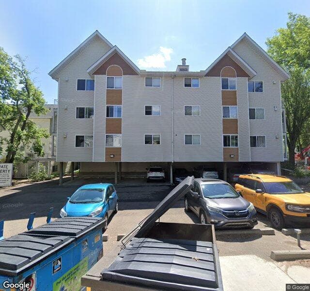 Street view of 203-8503 108 Street NW, Edmonton