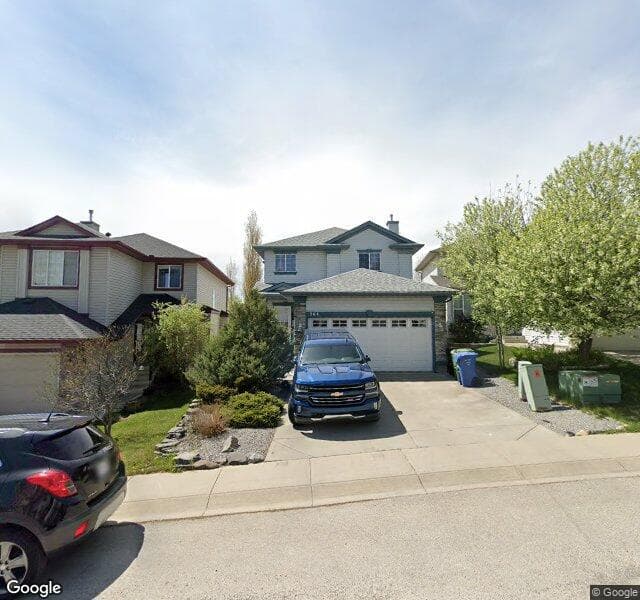 Street view of 264 Tuscany Ridge View NW, Calgary