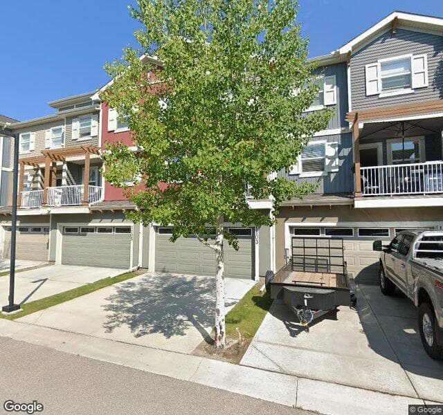 Street view of 1103-10 Auburn Bay Avenue SE, Calgary