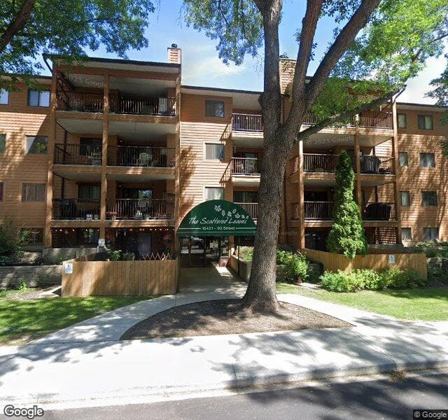 Street view of 302-10421 93 Street NW, Edmonton