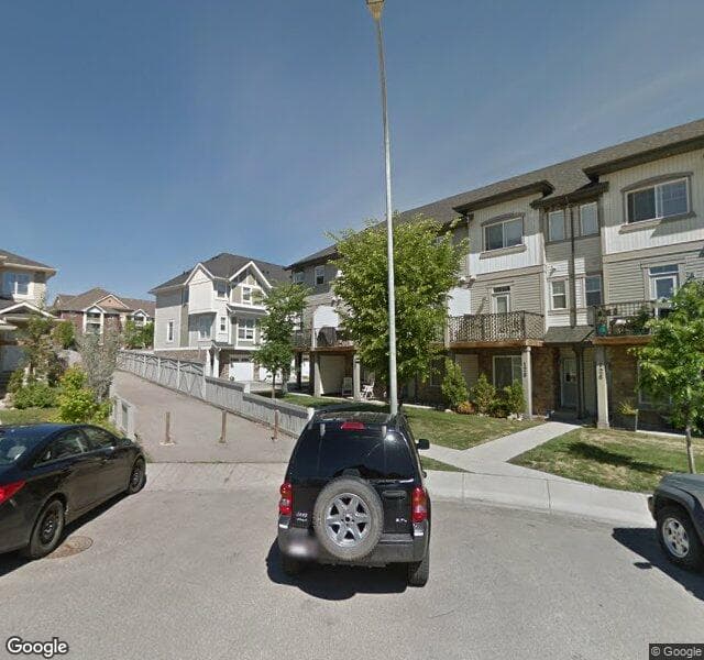 Street view of 134 New Brighton Landing SE, Calgary