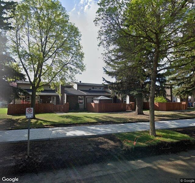 Street view of 17118 108 Street NW, Edmonton