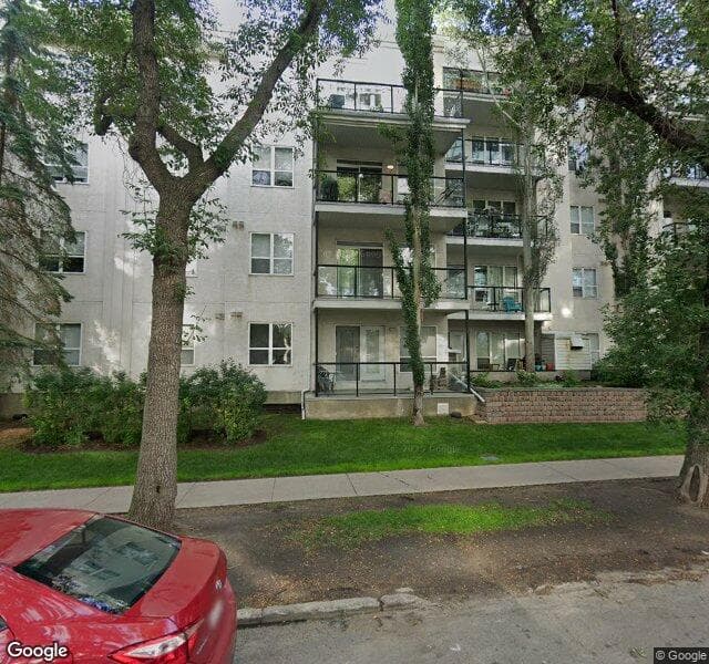 Street view of 434-10023 110 Street NW, Edmonton