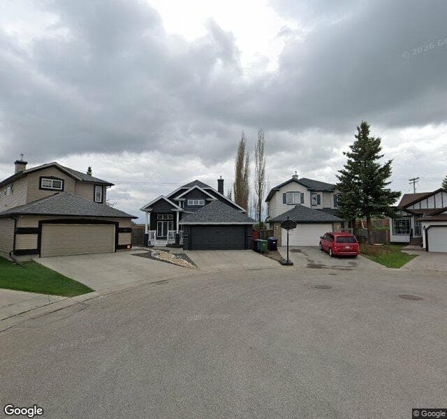 Street view of 422 Bridlecreek Green SW, Calgary