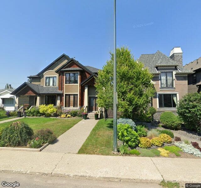 Street view of 2234 Broadview Road NW, Calgary