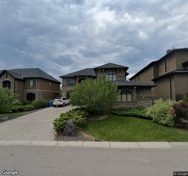 Street view of 109 Aspen Ridge Place SW, Calgary
