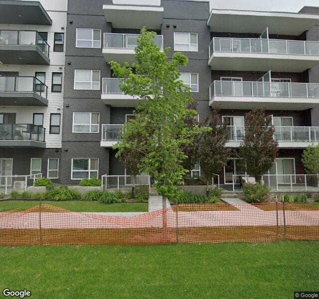 Street view of 411-4350 Seton Drive SE, Calgary