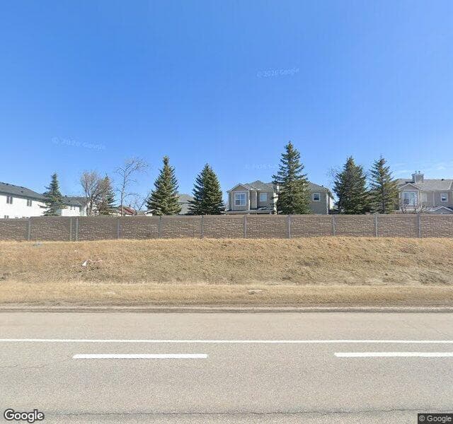 Street view of 7707 Martha's Haven Park NE, Calgary