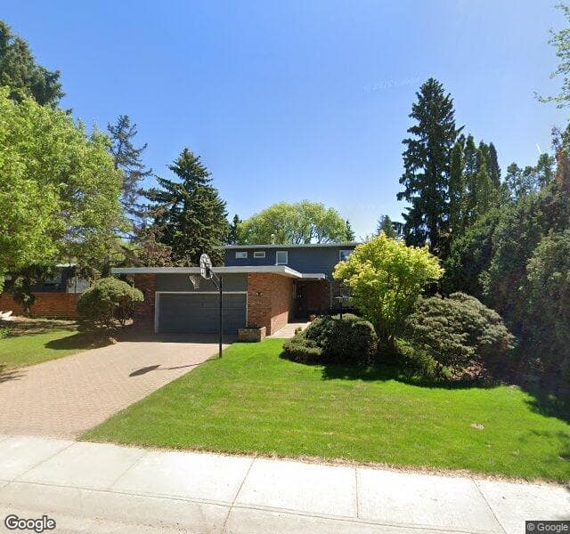 Street view of 7711 139 Street NW, Edmonton