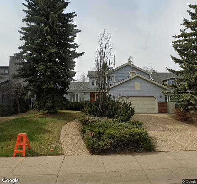 Street view of 5716 175 Street NW, Edmonton