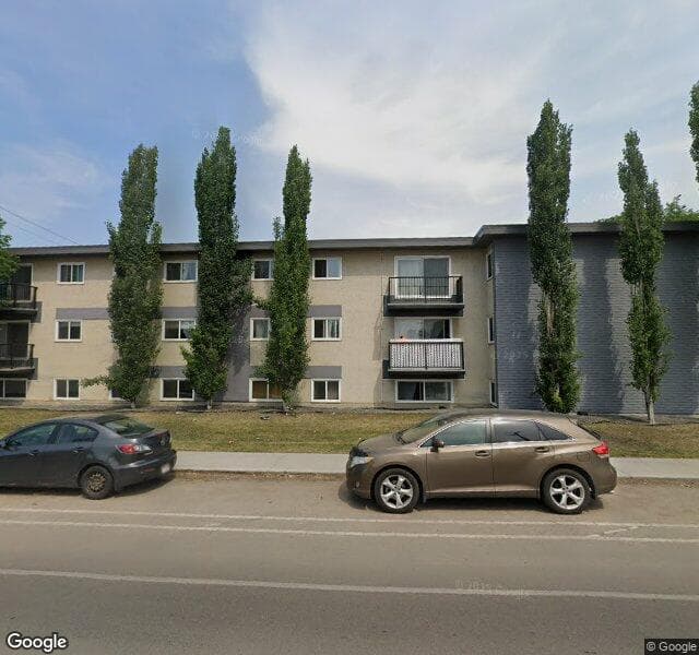 Street view of 205-10606 123 Street NW, Edmonton