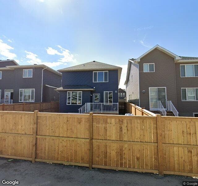 Street view of 54 Evansfield Green NW, Calgary