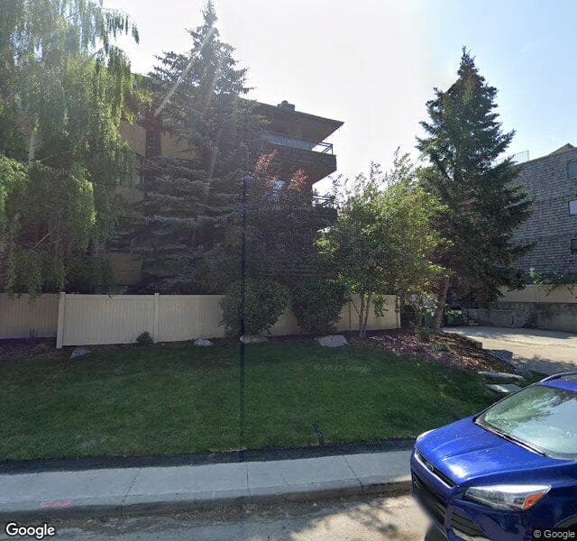 Street view of 201-3719C 49 Street NW, Calgary
