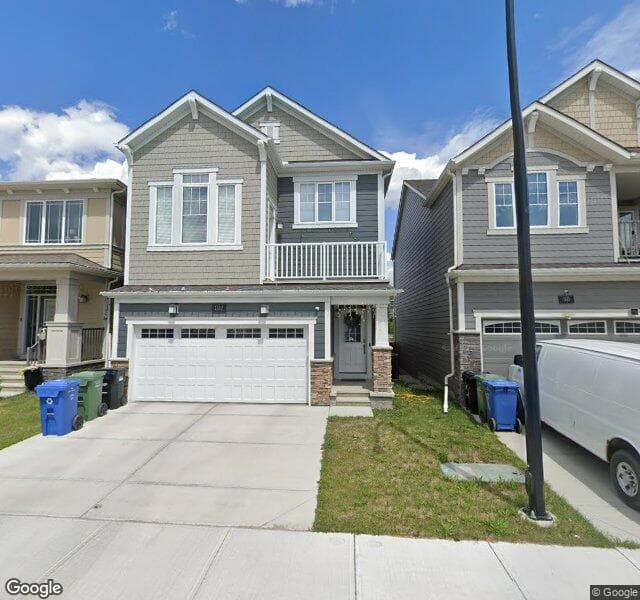 Street view of 102 Yorkville Green SW, Calgary