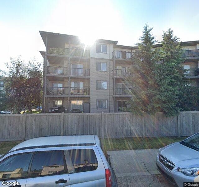 Street view of 421-1180 Hyndman Road NW, Edmonton