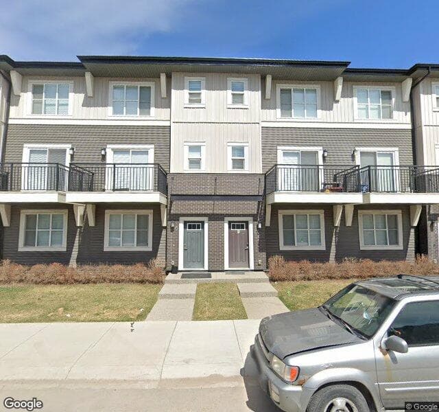Street view of 412-30 Cornerstone Manor NE, Calgary