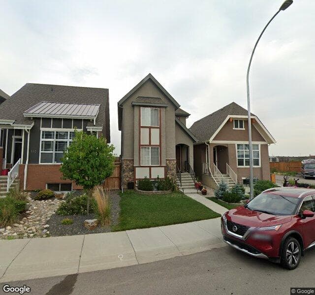 Street view of 107 Masters Heights SE, Calgary