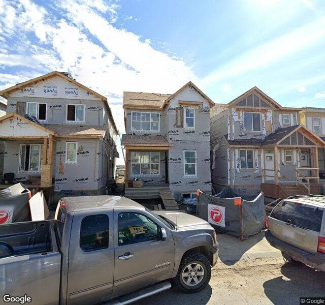 Street view of 72 Seton Villas SE, Calgary