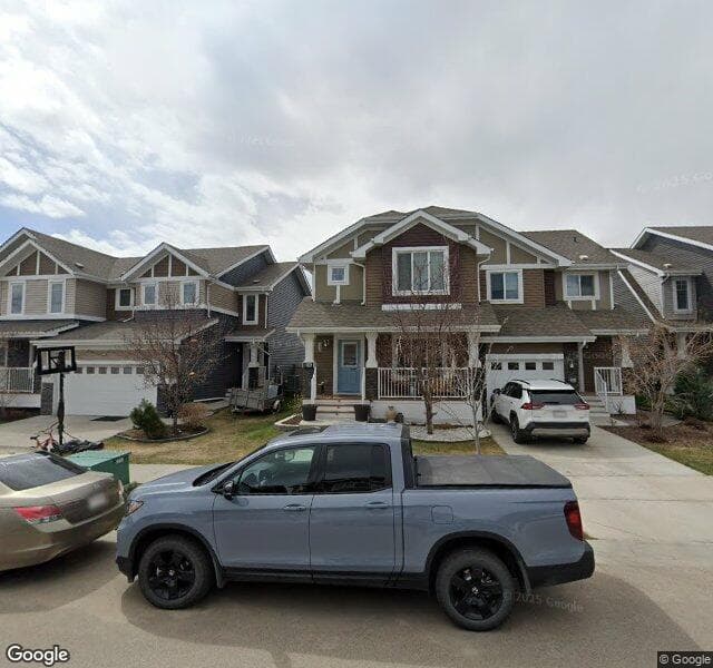 Street view of 6824 Evans Wynd NW, Edmonton