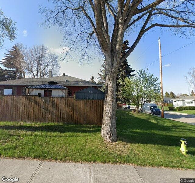 Street view of 5923 Thorncliffe Drive NW, Calgary