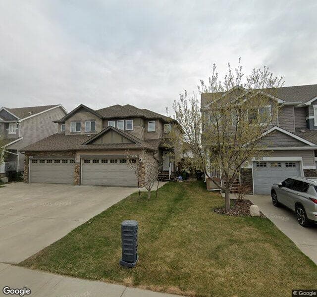 Street view of 9507 Simpson Crest, Edmonton