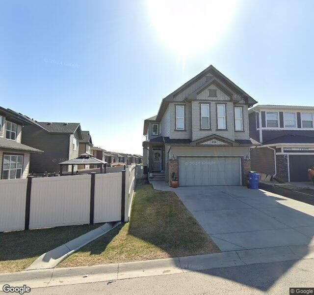Street view of 444 Evansglen Drive NW, Calgary