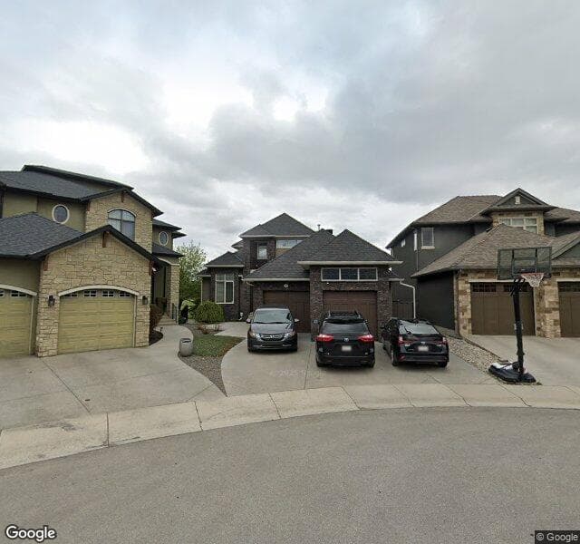 Street view of 377 Evergreen Circle SW, Calgary
