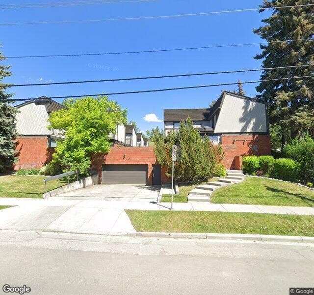 Street view of 1726 8 Avenue NW, Calgary