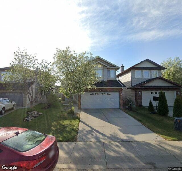 Street view of 7407 Singer Ld, Edmonton