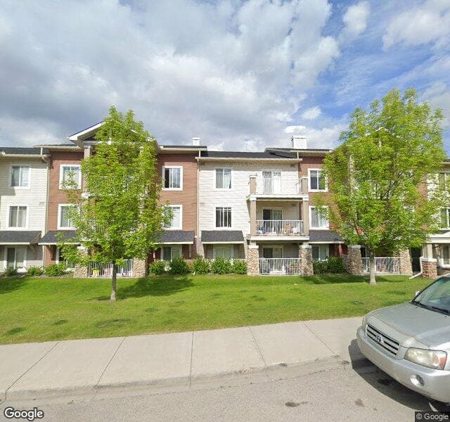 Street view of 2201-70 Panamount Drive NW, Calgary