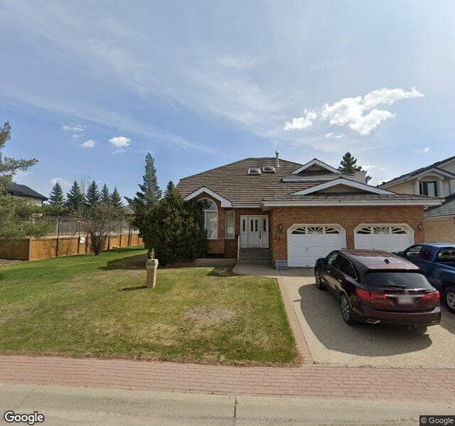 Street view of 134 Wolf Ridge Place NW, Edmonton