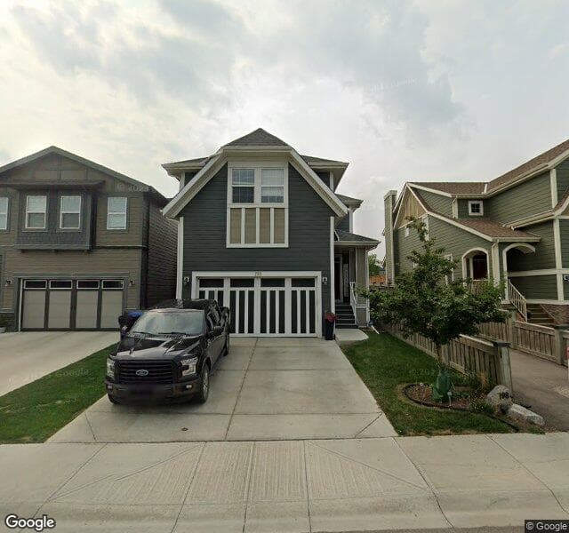 Street view of 198 Mahogany Passage SE, Calgary