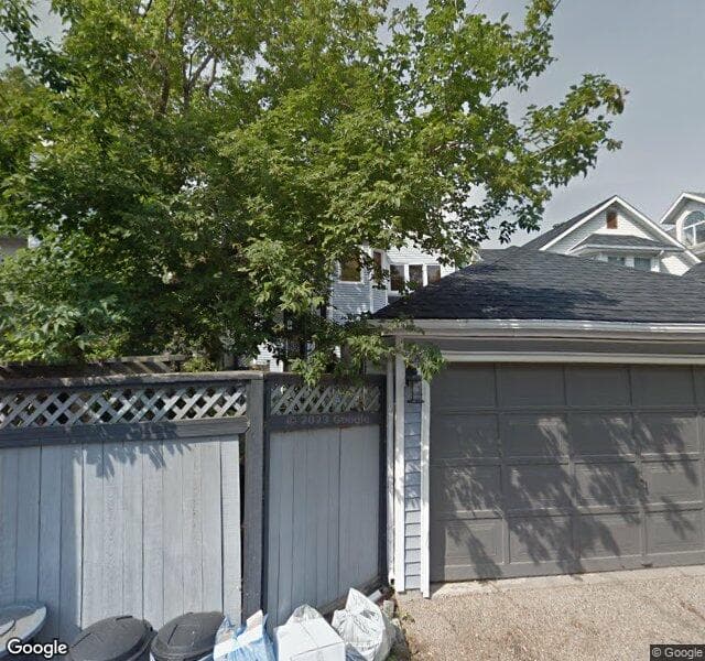 Street view of 9607 101 Street NW, Edmonton