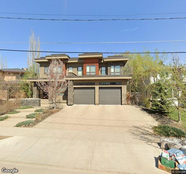 Street view of 14374 Park Drive NW, Edmonton