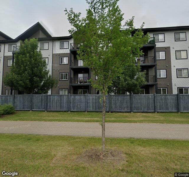 Street view of 504-226 Albany Way, Edmonton