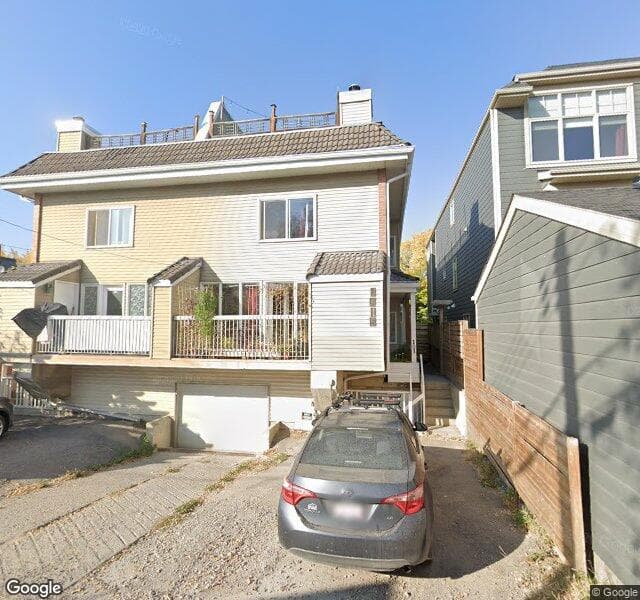 Street view of 1615 13 Avenue SW, Calgary