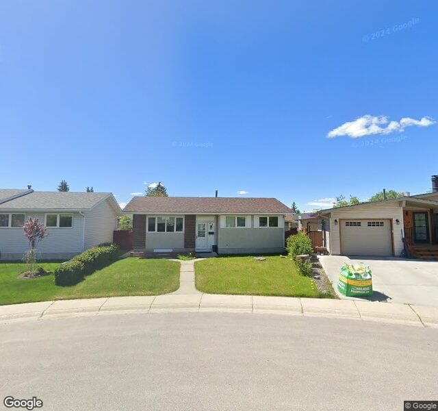 Street view of 42 Rundlelawn Close NE, Calgary