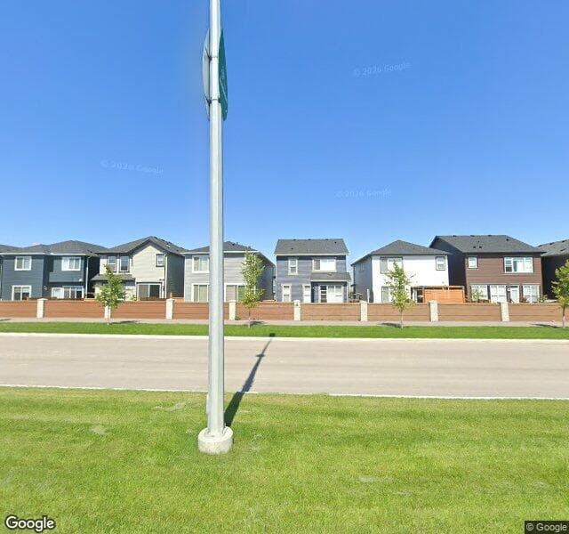 Street view of 154 Amblehurst Way NW, Calgary