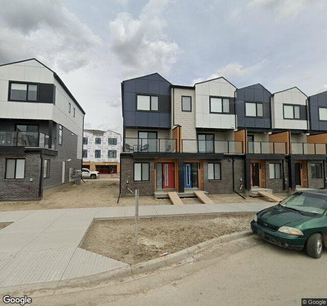 Street view of 8562 19 Avenue SE, Calgary
