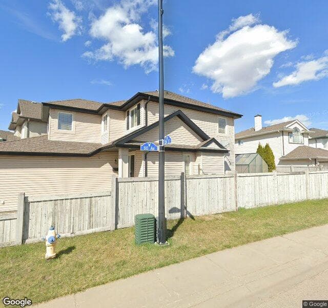 Street view of 20404 60 Avenue NW, Edmonton