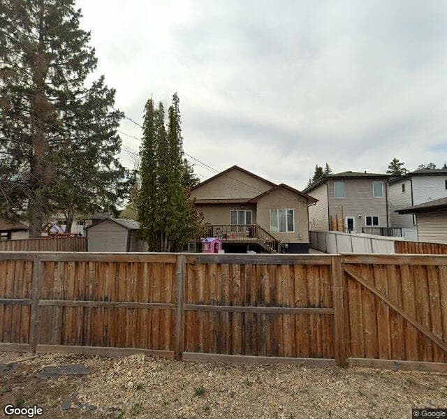 Street view of 9833 153 Street NW, Edmonton