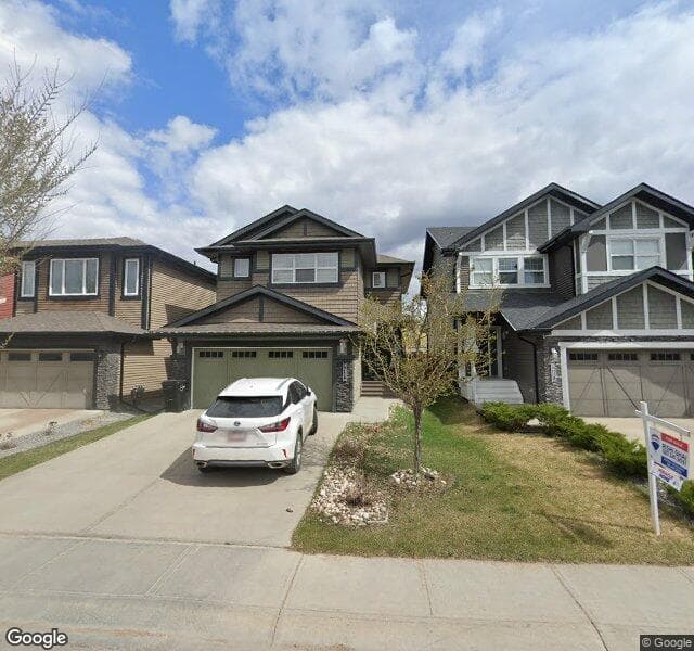 Street view of 8431 216 Street NW, Edmonton