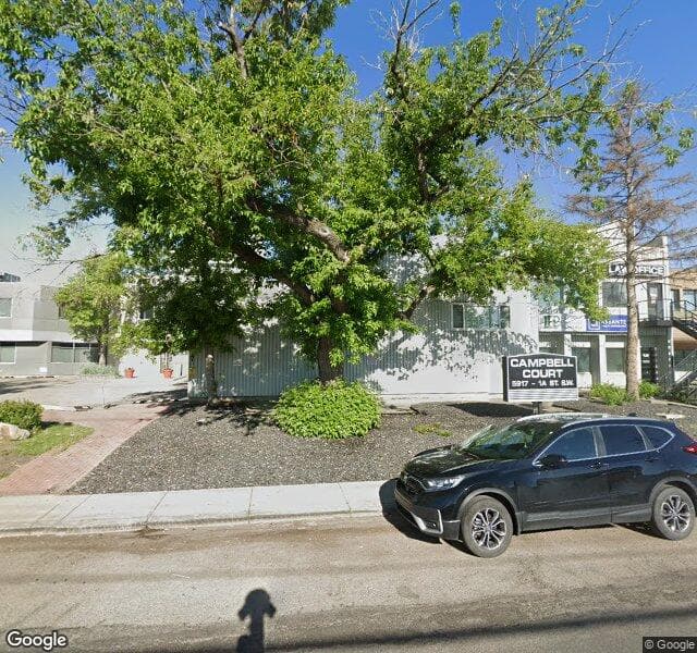 Street view of 5917 1A Street SW, Calgary