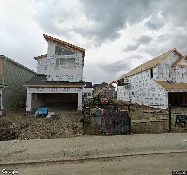 Street view of 120 Creekstone Circle SW, Calgary