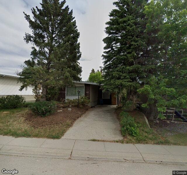 Street view of 4722 Nordegg Crescent NW, Calgary