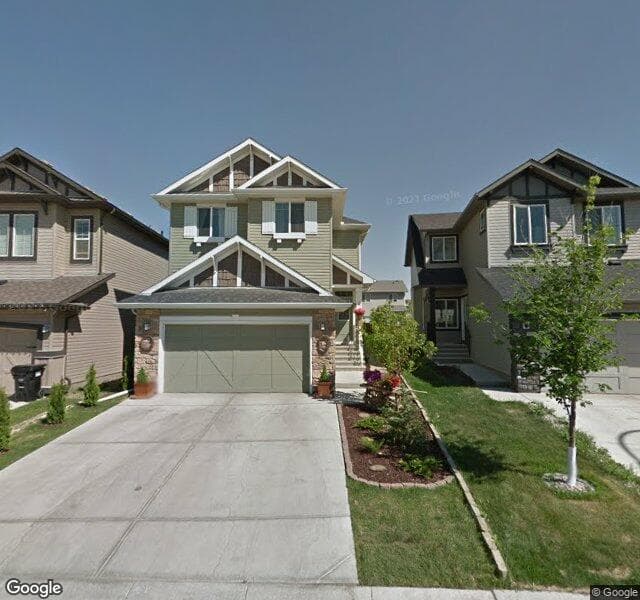 Street view of 100 Brightoncrest Terrace SE, Calgary