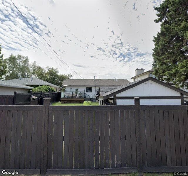 Street view of 10633 St Gabriel School Road NW, Edmonton