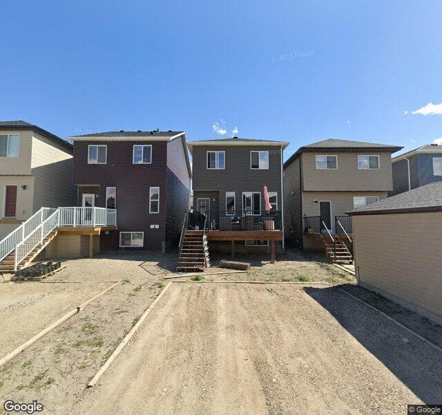 Street view of 144 Amblehurst Green NW, Calgary