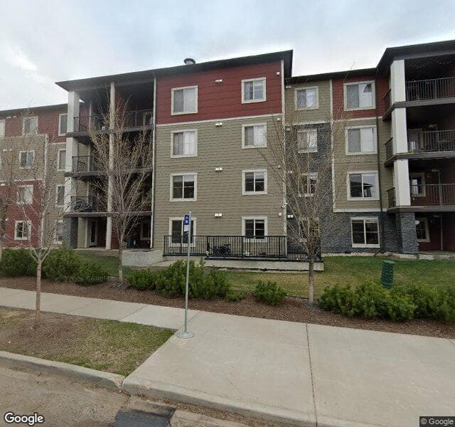 Street view of 313-5370 Chappelle Road SW, Edmonton