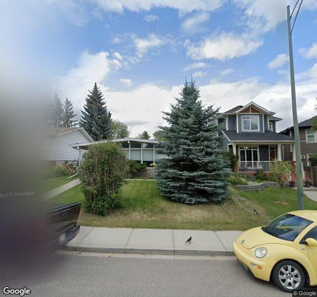 Street view of 3308 Rutland Road SW, Calgary